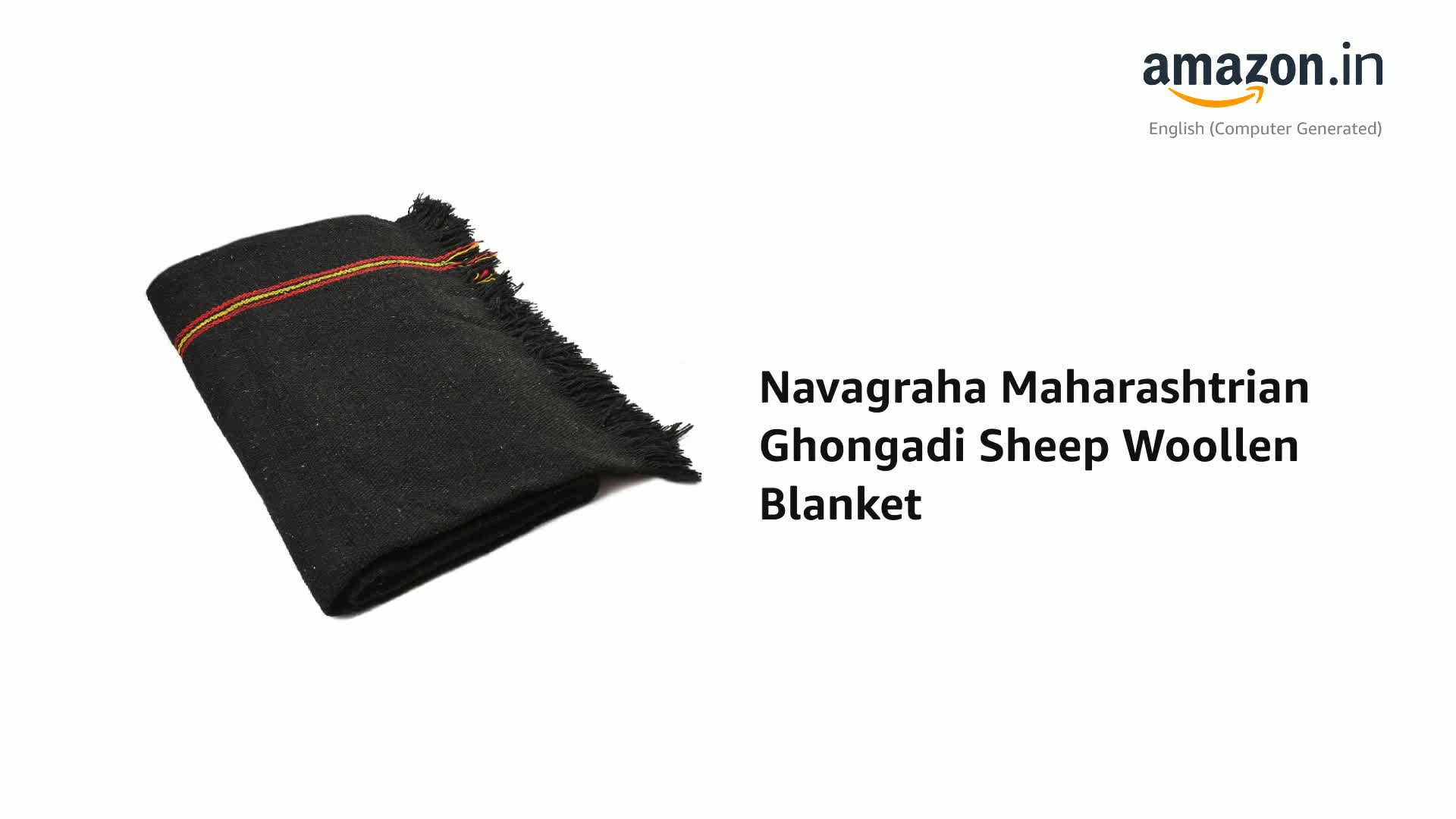 Navagraha Maharashtrian Ghongadi Sheep Woollen Blanket