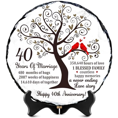 Ruby Couple Slate Plate