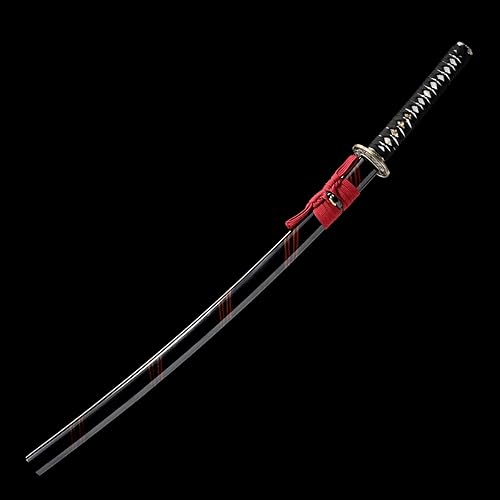 Miniatura 3 de Handmade Katana,Japanese Samurai Sword Katana,104010601095 Damascus Steel,T10 High Carbon Steel Clay Tempered,Full Tang