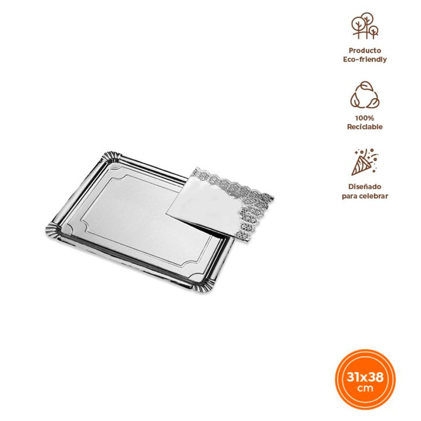 Lot De 20 Plateaux En Carton Blanc - 23x16 Cm - Pour Buffet, Pâtisseries, Amuse-bouches