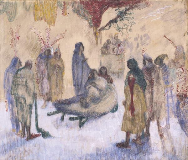Affiches et gravures Christ avec le boiteux pour créer un salon élégant et apaisant