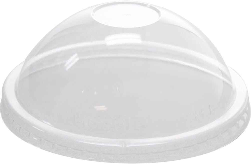 Karat C-KDL106-PET 12 oz PET Food Container Dome Lids (Case of 1000)