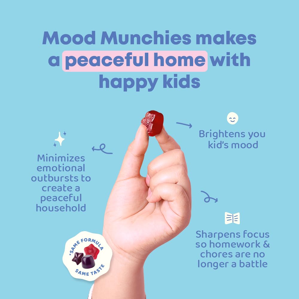 JoySpring Mood Munchies Kids Saffron Gummies, 60 Count, Ages 4+ — Amazon image 2