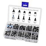 100 nuevo y de alta calidad Piezas de repuesto del interruptor del automóvil, Táctil interruptor de botón momentáneo Mini tacto Surtido, for la Televisión de coches conmutador Computer micro-gatillo (180PCS)
