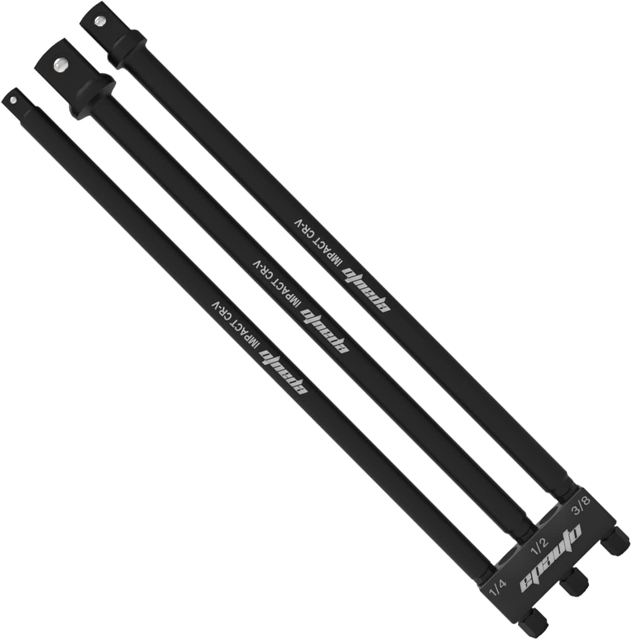 EPAuto Juego de adaptadores de enchufe de impacto de 12 pulgadas, CR-V, 3 piezas