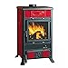 Produktbild La Nordica Holzofen Rossella R1 Beschichtung aus Steingut Leistung Leistung 8 kW 229 M3 Beheizbare Farbe bordeaux