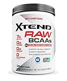 Scivation, Xtend Raw BCAAS, 30 Servings, No Artificial Colors, Flavors, or Sweeteners