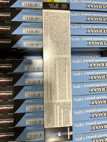 First Companion Ivermax (Ivermectin) Equine Paste 6.08 Gram 1 Pack, Blue - Image 8