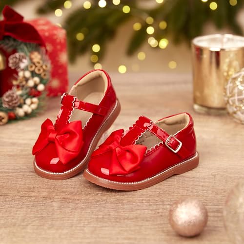 Image of Otter MOMO Toddler /Little Girls Mary Jane Slip-on School Uniform Party Dress Shoes