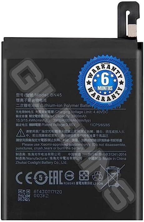 Original BN45 Battery for Redmi Note 5 Pro Battery with 6 Month Warranty *****(G48)
