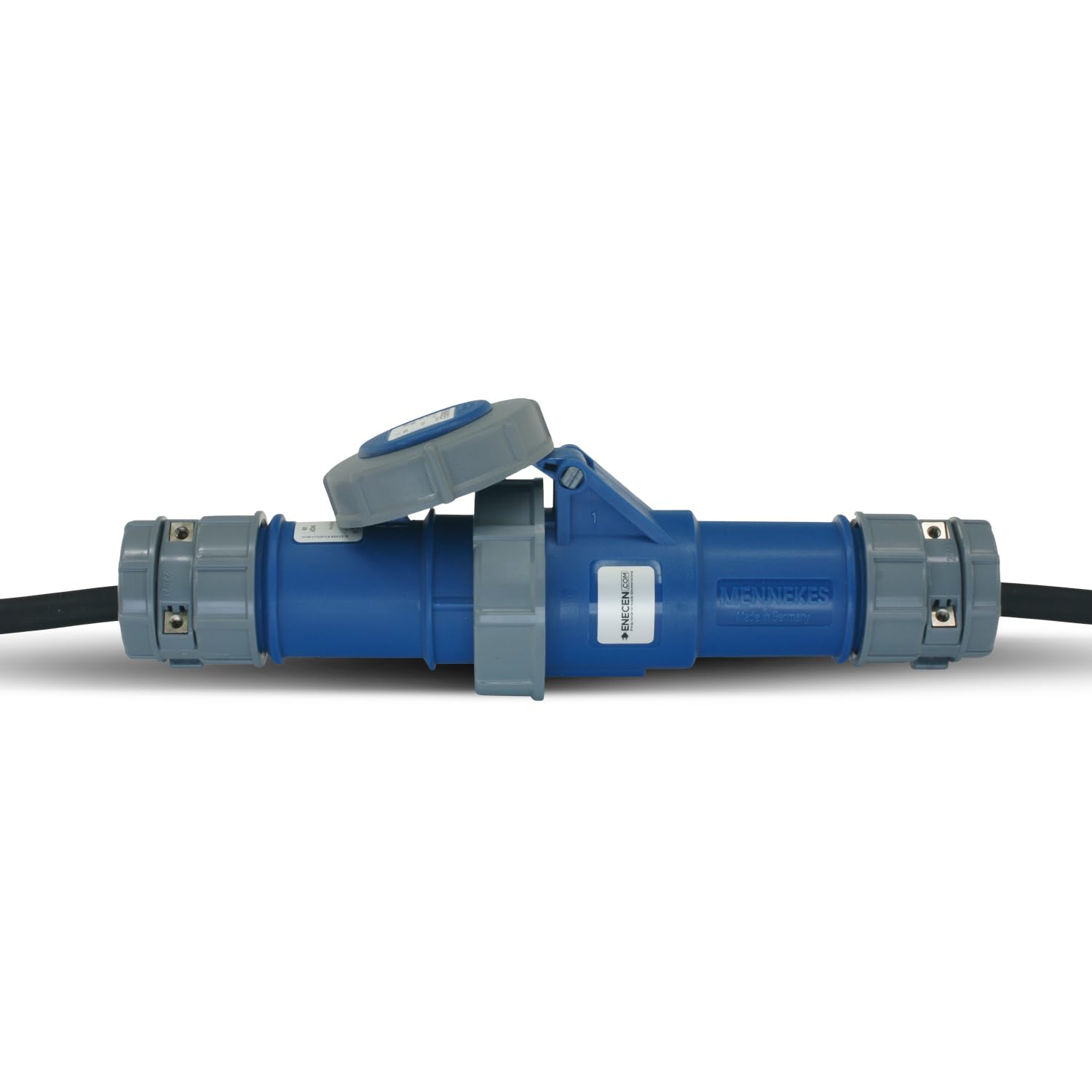 CEE-Verlängerungskabel 230V/16A IP67 Gummi H07RN-F 3x2,5 mm² mit ST/KU 3-polig wasserdicht 5m