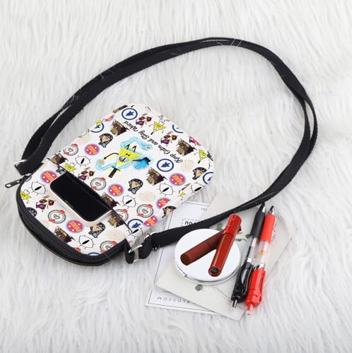 CMNIM Cartoon Inspired Crossbody Bag Cartoon Merch Bill Fans Gift Keep Calm and Stay Weird Crossbody Purse4