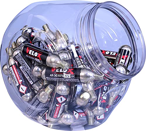 Cartouches CO2 12 g Velox inflado instantáneo para no quedarse tirado en bicicleta