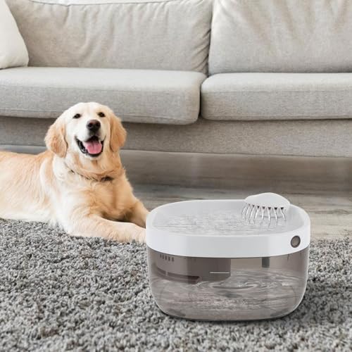 Fuente de Agua Automática para Gatos 7L USB Blanco miniatura 7