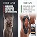 Kinesiology Tape-Incredible Support for Athletic Sports and Recovery + Free Taping Guide - Pre-Cut 2 inch 16.4 feet (Midnight Black + Free Taping Guide, 1 Pack)