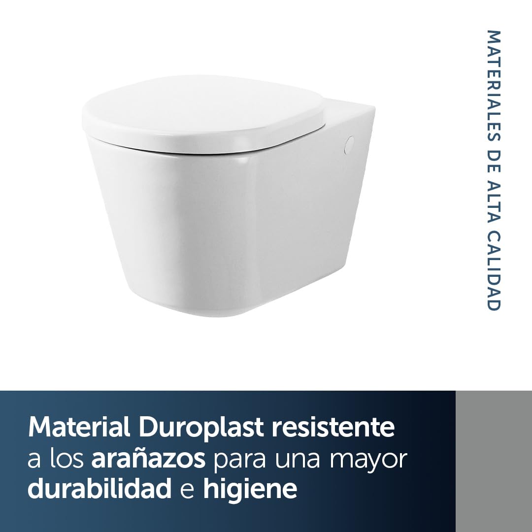 Ideal Standard Tonic asiento de WC envolvente, redondo – Blanco (Alpin)