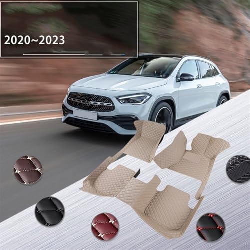 Tapis de sol de voiture ensemble complet haut de gamme pour GLA