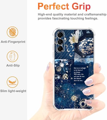 Coque vintage collage céleste Samsung A36 esthétique chic - 4