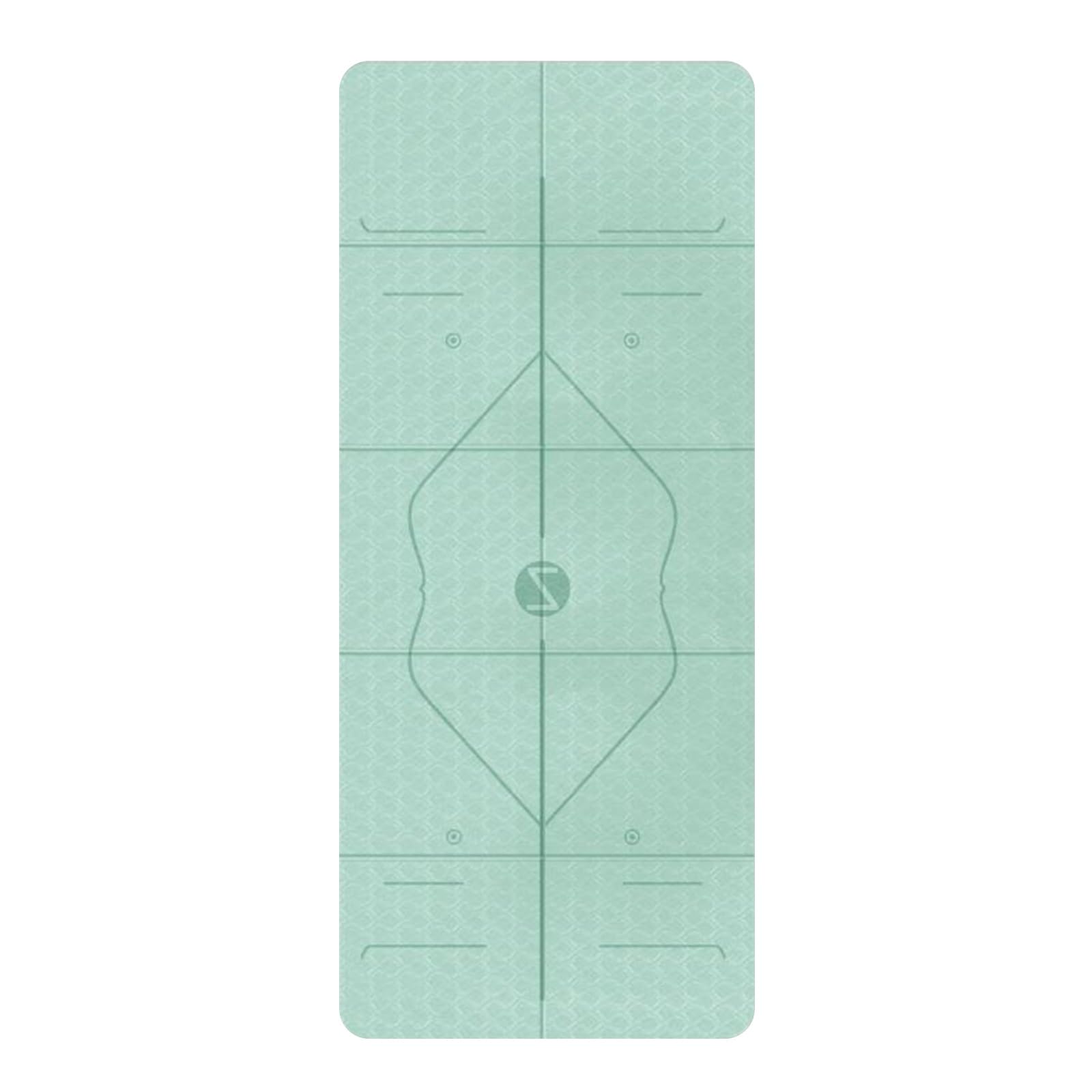 Doblable PortáTil Esterilla de Yoga Ecologica Reforzada Suave Esterilla Fitness Multifuncional Ligera Antideslizante Ejercicio Colchoneta Gimnasia para MeditacióN Entrenamiento