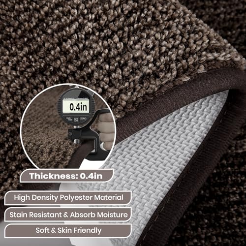 Image of Washable Runner Rug 24 inch x 96 inch Rectangular, Non Slip Absorbent Indoor Entryway Rug for Floor, Laundry, Hallway, Bedroom (Roll Packing)