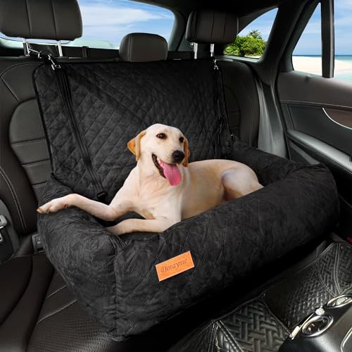 Dog-Car-Seat-Pet-Booster-Car-Seat-for-MidLarge-Dogs-Dog-Car-Seat-is-Safe-and-Comfortable-and-can-be-Disassembled-for-Easy-Cleaning-Comfy-Ultra-Soft-Car-Travel-Bed-Black-Soft-Medium-Dog-Car-Seat Dog Car Seat Pet Booster Car Seat for MidLarge Dogs Dog Car Seat is Safe and Comfortable and can be Disassembled for Easy Cleaning Comfy Ultra Soft Car Travel Bed Black Soft Medium Dog Car Seat