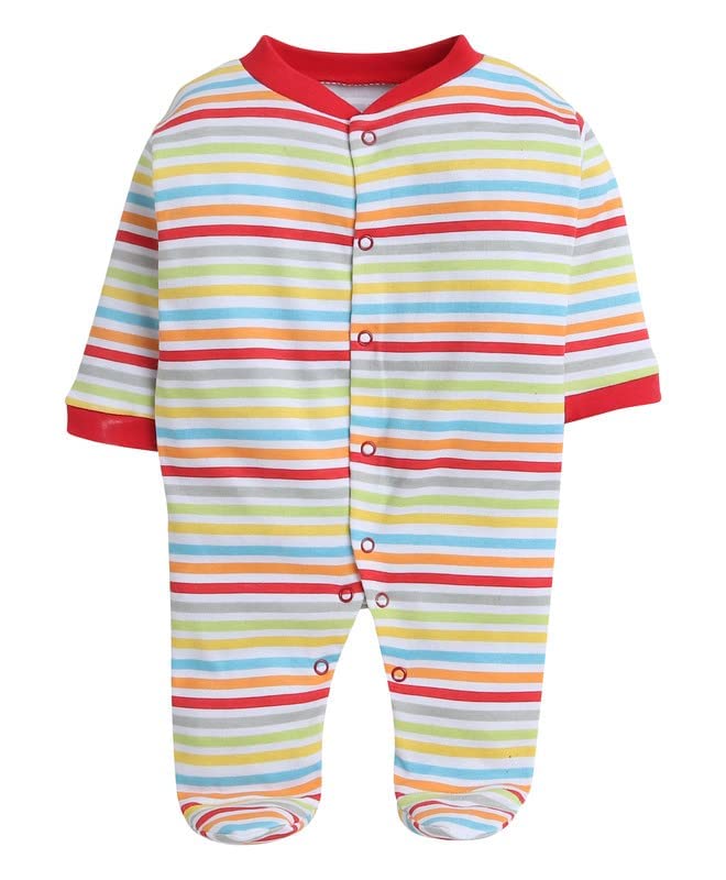 Image of Pooja Baby 100% Cotton Rompers /Sleepsuits /Jumpsuit /Night Suits for Baby Boys & Girls, Infants, New Borns