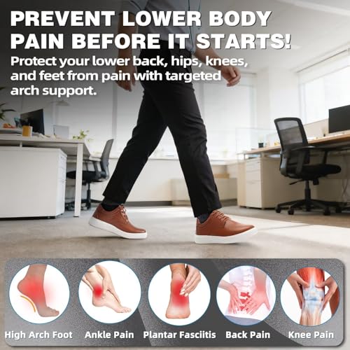 Image of OrthoComfoot Men's Orthopedic Business Leather Dress Shoes - Wide Arch Support Plantar Fasciitis Orthotics Oxford - Cap Toe Comfort Patent Tuxedo Sneakers for Foot and Heel Pain Relief