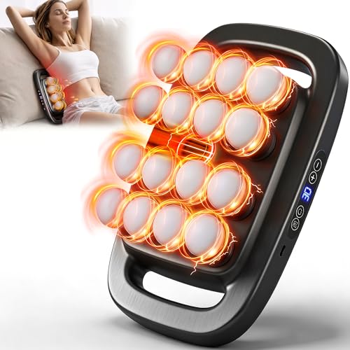 16 Head Massage Gun with Red Light