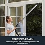 Eureka Canister Vacuum Cleaner, Lightweight Vacuum Cleaner for Carpets and Hard Floors, NEN170 Pet Friendly vaccum Cleaner with with HEPA Filter and 4 dust Bags, Silver with Green - Image 5