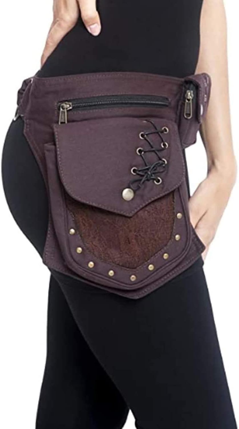 Renaissance QAZWSXE Festival Fanny Pack for Women - Waist Bag with Lace Design - Image 4