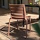 Norbe SED-005-TE_4 Outdoor-Stuhl, Polypropylen, terrakotta, 4 pz