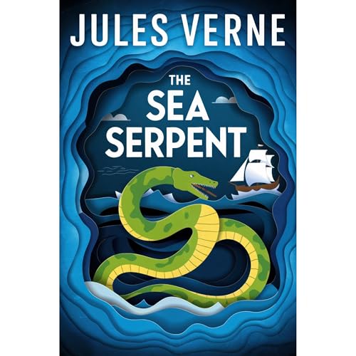 The Sea Serpent Audiolibro Por Jules Verne arte de portada