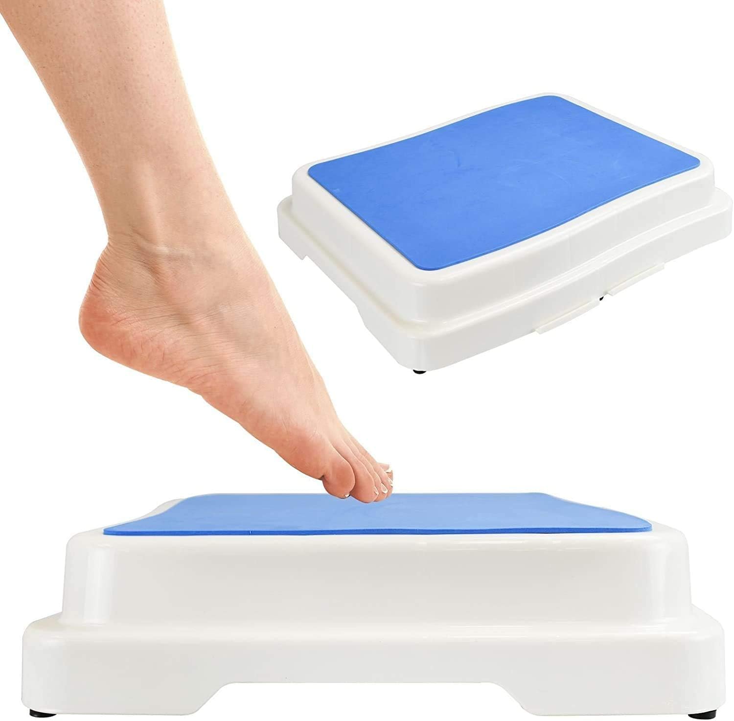 MantraRaj Portable Bath Shower Non-Slip Step Disability Aid Bathroom Safety resistant Modular Stackability Bathroom Step Stool Slip Resistant Bath Step Anti Slip Bath Step Stool