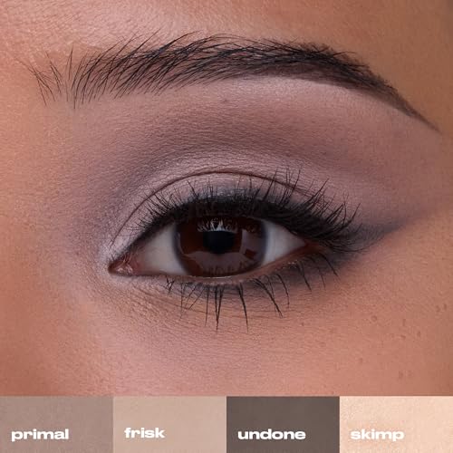 URBAN DECAY Naked 2 Basics Mini Eyeshadow Palette - 6 Matte Neutral Shadows, Long-lasting Wear, Multi-Use Powder for Eye, Contour, Brows, Ultra-Blendable Cool-Tone Shades, Travel Makeup with Mirror