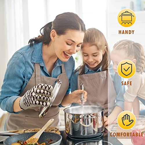 Revolutionary 932°F Extreme Heat Resistant Gloves,BBQ gloves,oven gloves heat resistant,oven gloves with fingers for Kitchen,Cooking - Image 4