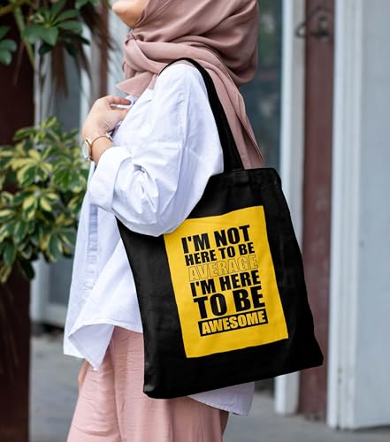 Image of ZORI Black Tote Bag With Pocket Printed Designed Canvas Tote Bags For Women large capacity,Tote bag For Shopping, College, Travel, More Canvas Handbag For Unisex Bag