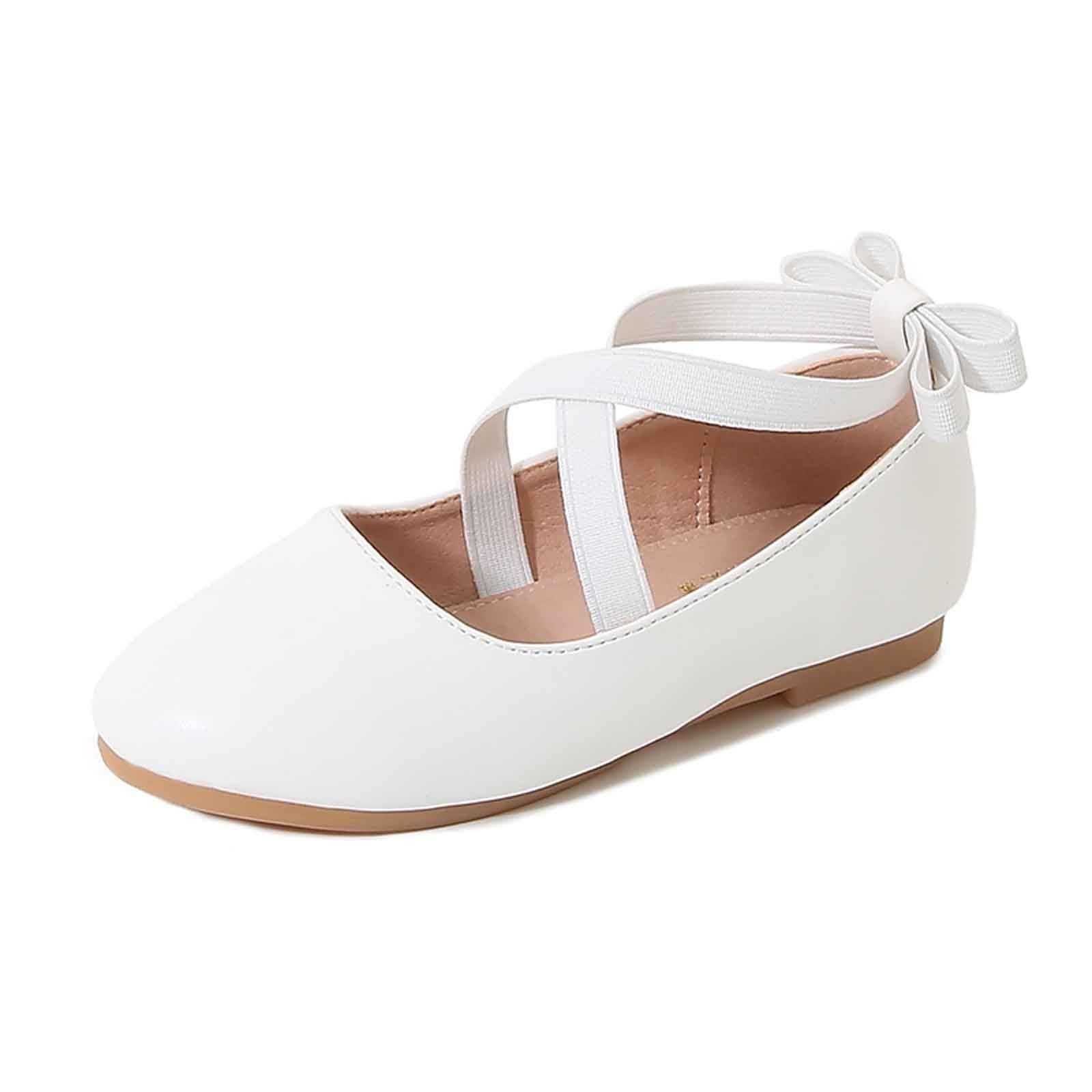 Zapatos De Vestir Niña Cuero Comodos Y Elegantes Zapato Princesa Niña Brillantes Ligeros Cómodas Plano Antideslizantes Colegio Fiesta Cenicienta Adolescente Chica Shoes