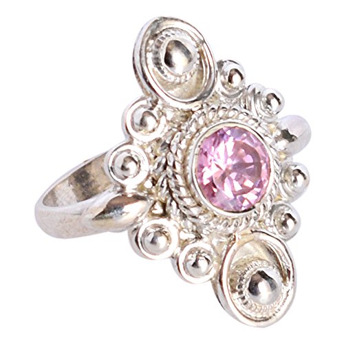 Bague quartz rose fait main cadeau femme idéal pour anniversaire et fête