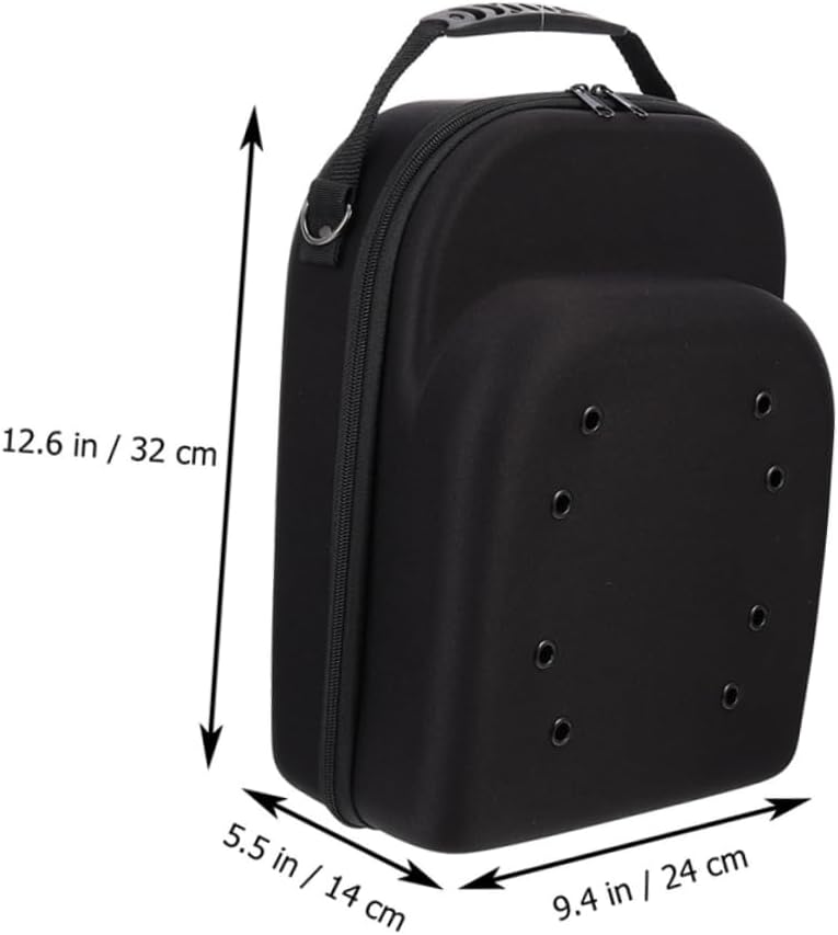 GALPADA 2pcs Travel Hat Carrier Case for Baseball Caps Eva Hat Storage Bag Zipper and Handle