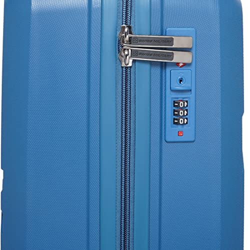 Image of SWISS MILITARY Star Luggage Bag, Textured Hard-Sided Trolley Bag, Cabin Luggage, Overnighter Trolley Bags|Durable ABS Body, Ergonomic 360 Rotatable Wheels, TSA Lock, 28 inches, Navy Blue, 1