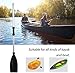 Kayak Paddle 2 Pack Lightweight Aluminum Alloy Detachable Boat Oars for Kayaking Canoeing and Rafting