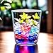 Ubitree Colorful Glass Pebbles Aquarium Gravel Fish Tank Rocks, Irregular Glass Gems Stones Beads Marble Pebbles Rock Sand for Vase Filler, Fish Turtle Tank, Landscape Bottom Decoration DIY Handmade