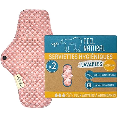 Serviettes Hygiéniques Lavables Feel Natural Cover