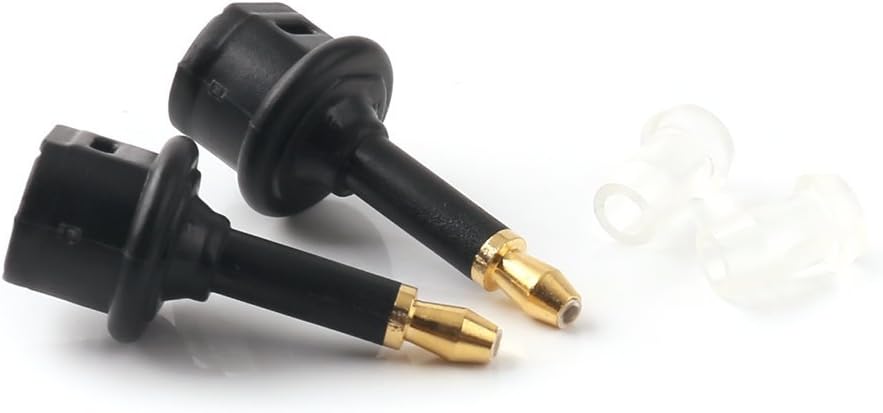 Crazy Clearance NANYI Toslink Female to 3.5mm Jack (Mini Toslink) Male Digital Adapter, Optical Audio Cable Extension Coupler, (2PCS)