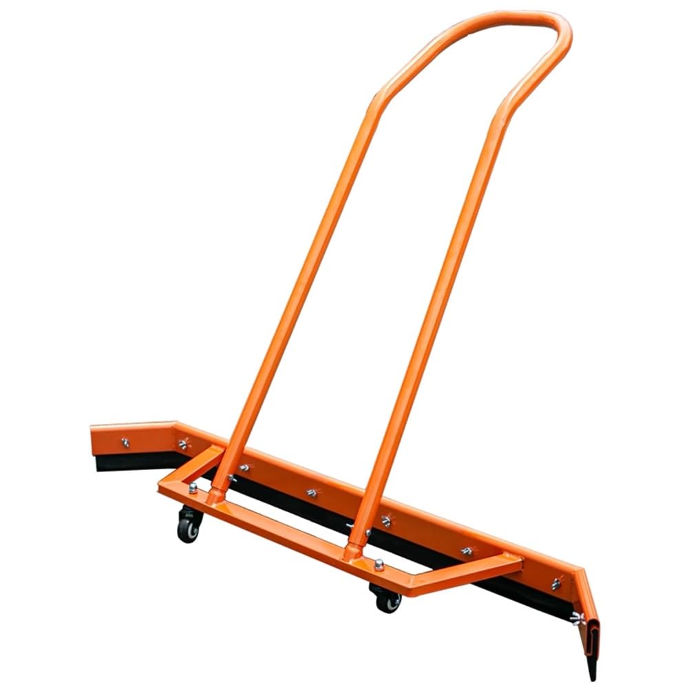 DONGXIAO Escobilla de Goma for Piso de Estadio, removedor de Agua Profesional, escobilla de Goma de aleación de Aluminio con Ruedas, empujador de Agua for cancha de Baloncesto(Orange)