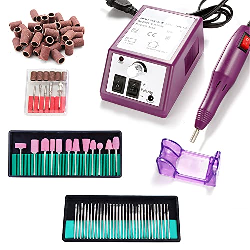 Lima de uñas eléctrica ZYC 20000 y brocas de manicura para pulido de uñas