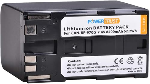 Miniatura 5 de Batería BP-970G BP970G BP-975 y cargador USB LED para Canon EOS C100, EOS C100 Mark II, EOS C300, EOS C300 PL, EOS C500, EOS C500 PL, GL2, XF100,