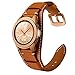 Balerion Cuff Leather Watch band,Compatible with Samsung Galaxy Watch 8/7/6/5/ 4,Galaxy watch3 41mm,Galaxy watch 42mm,Gear Sport and other standard 20mm band width watch,Brown