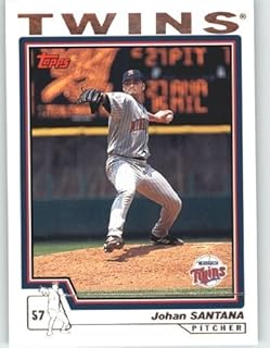 2004 Topps Baseball Card # 115 Johan Santana - Minnesota Twins - MLB Trading Card
