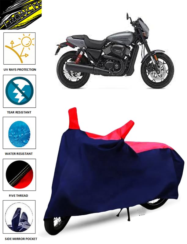 Image of FRONCH Waterproof Bike /SCOOTY Cover for Harley Davidson Street Rod 750 (Street Rod 750 Bike Cover /Street Rod 750 Bike Cover Waterproof /Harley Davidson Street Rod 750 Bike Cover)